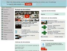 Tablet Screenshot of amorebieta.kaixo.com